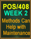 POS/408 Methods Can Help with Maintenance